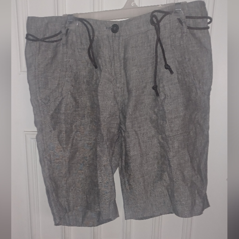 Ann Taylor LOFT Shorts Women's Size 8 Gray Black